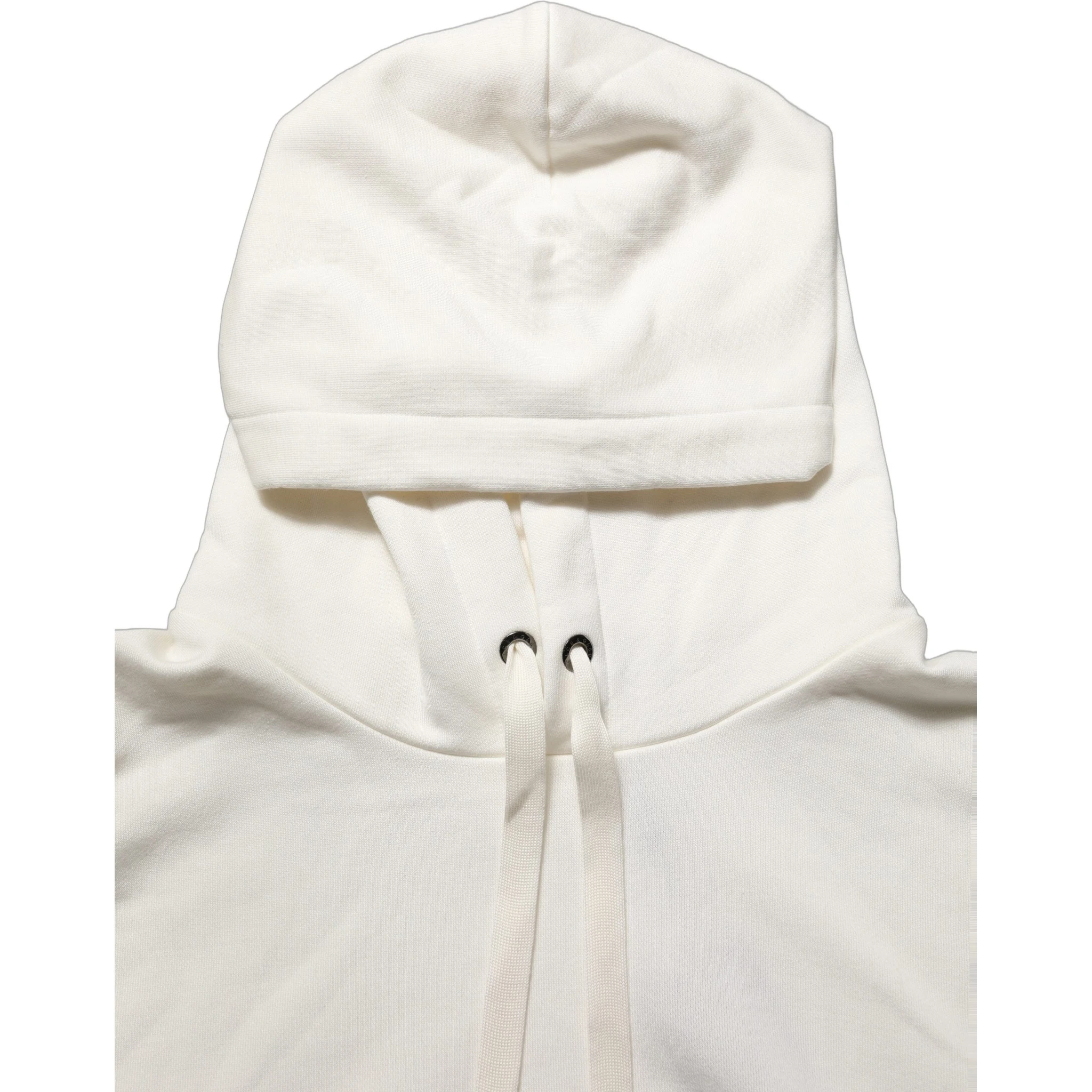White Logo Hooded PulloverSweatshirt Sweater