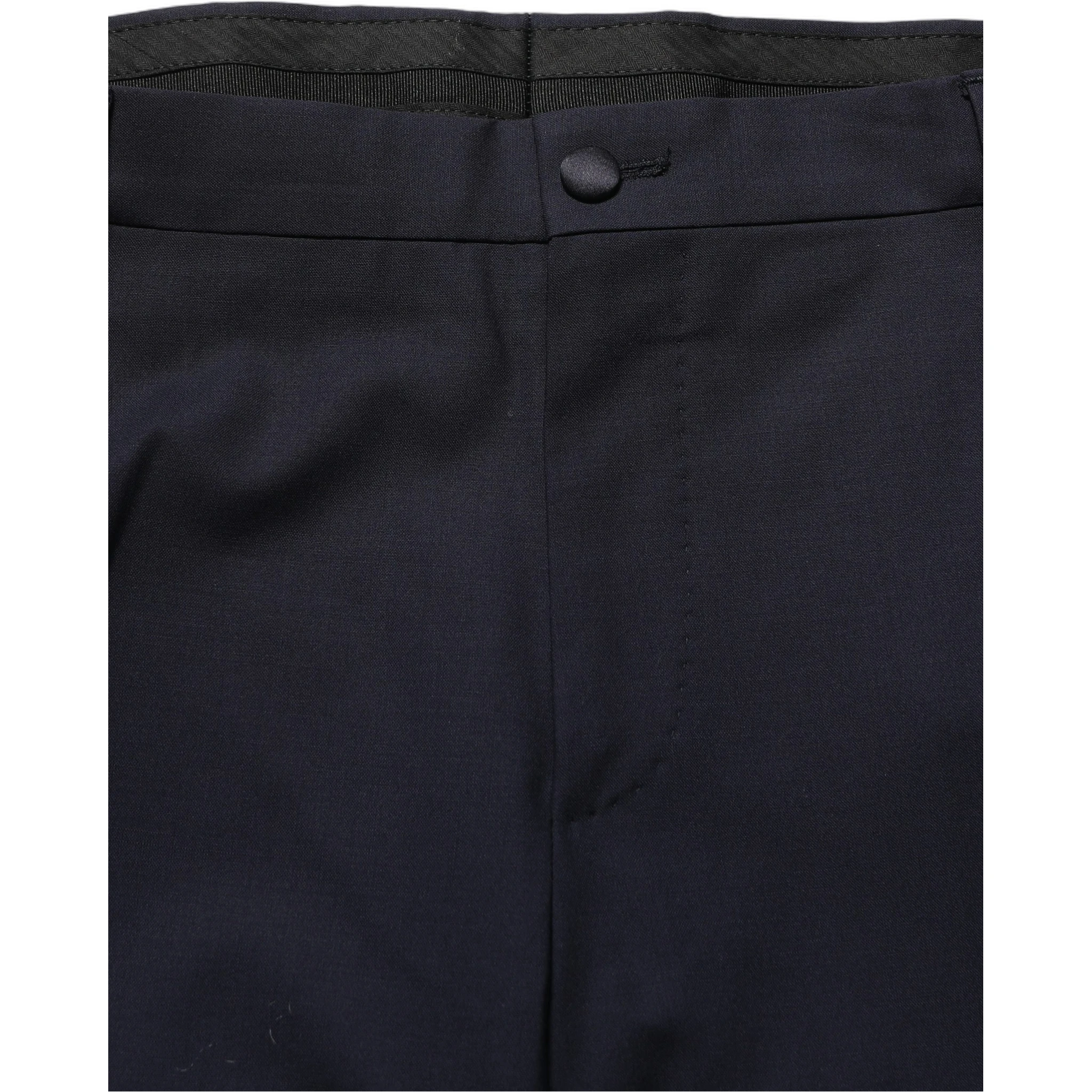 Dark Blue Single Breasted 2 Piece Men Suit