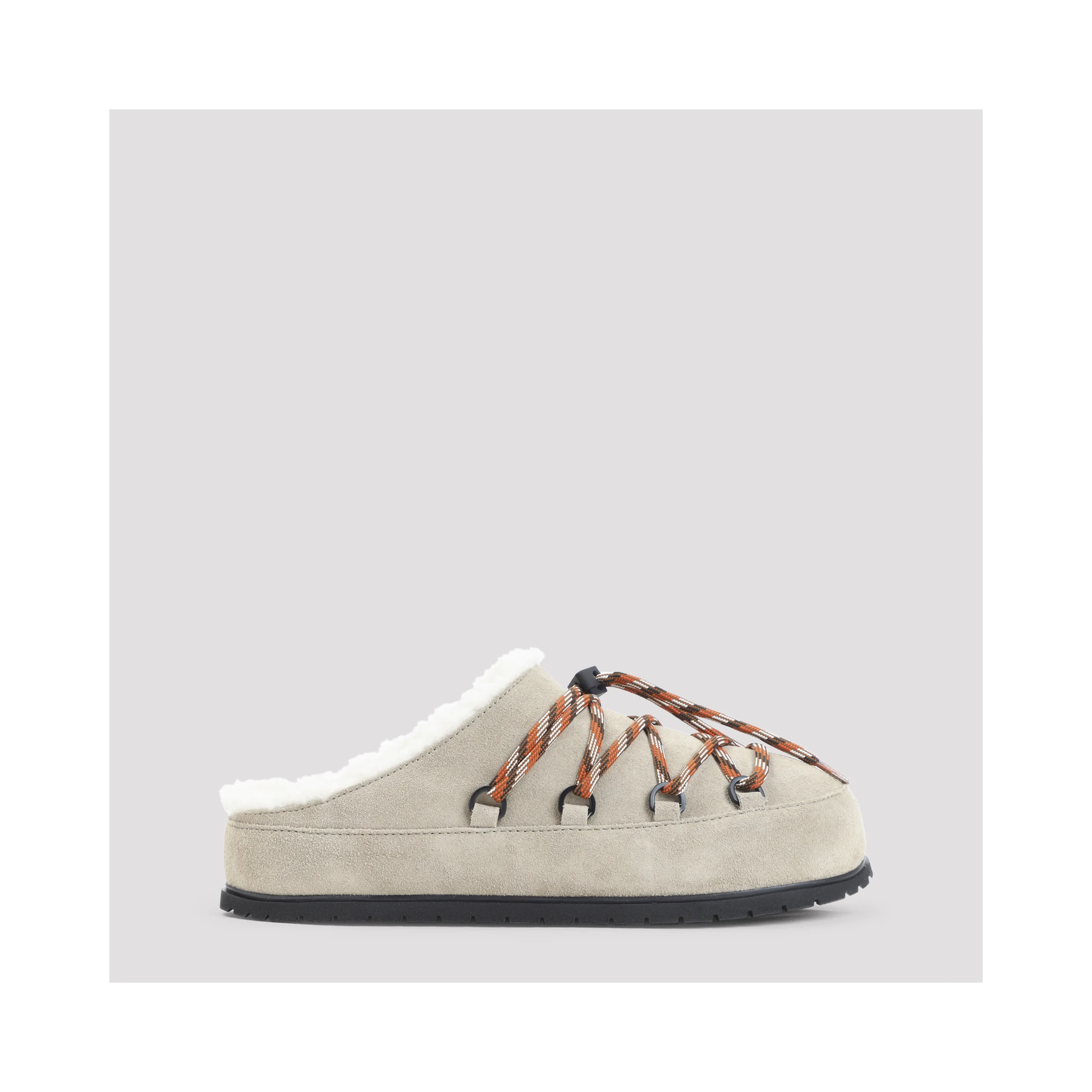 Prada Shearling-Lined Mules