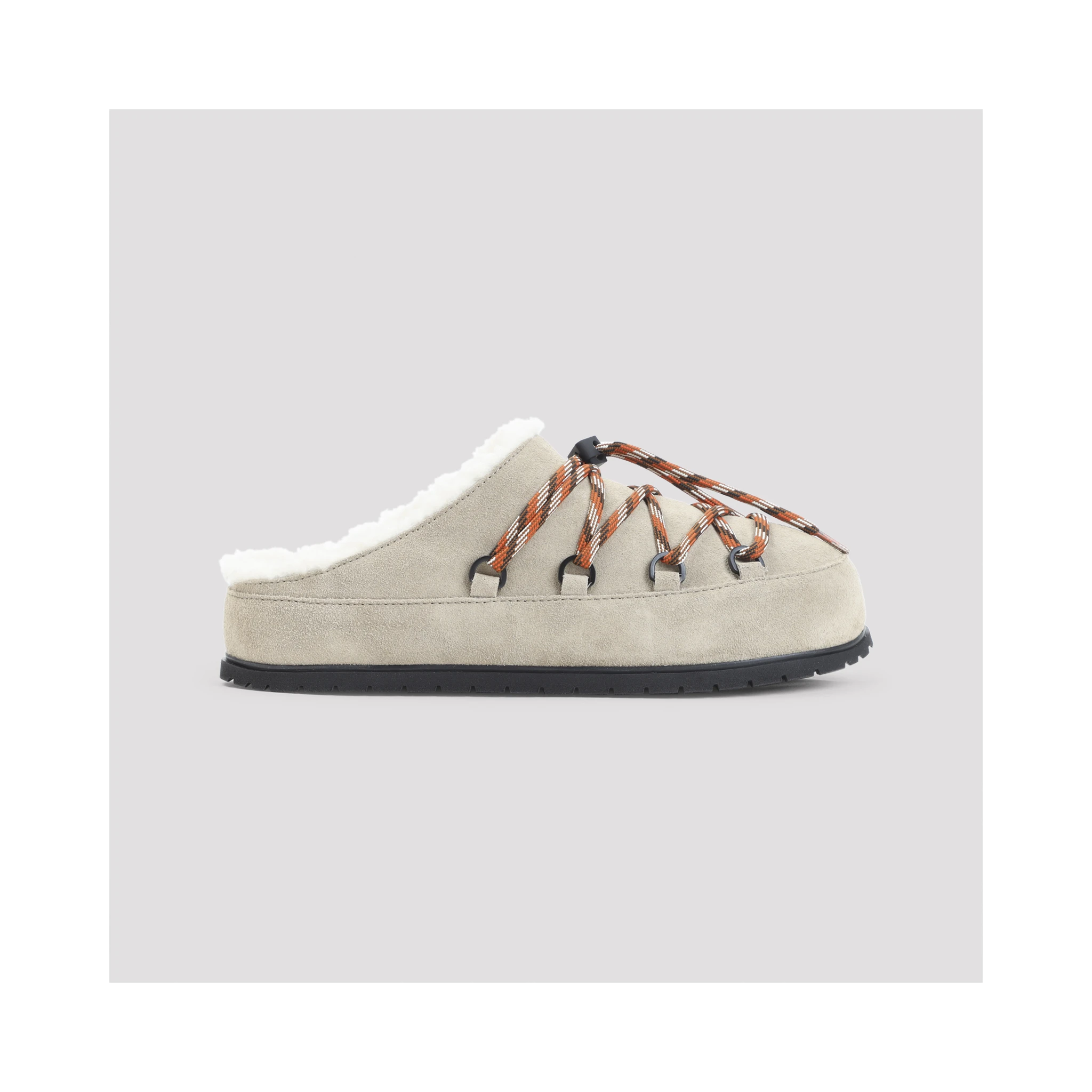 Prada Shearling-Lined Mules