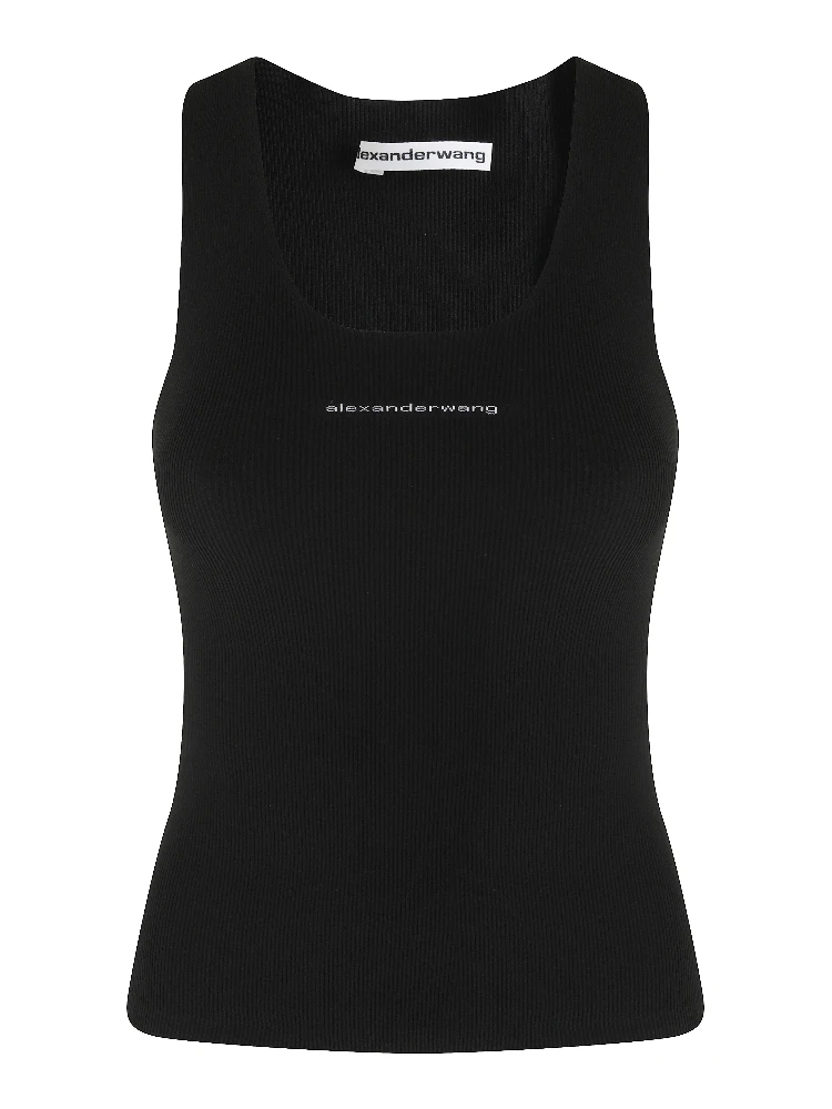RACER TANK W JACQUARD LOGO