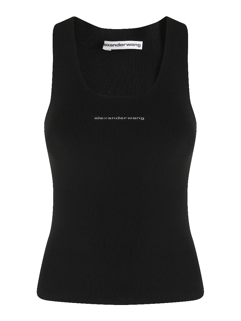 RACER TANK W JACQUARD LOGO