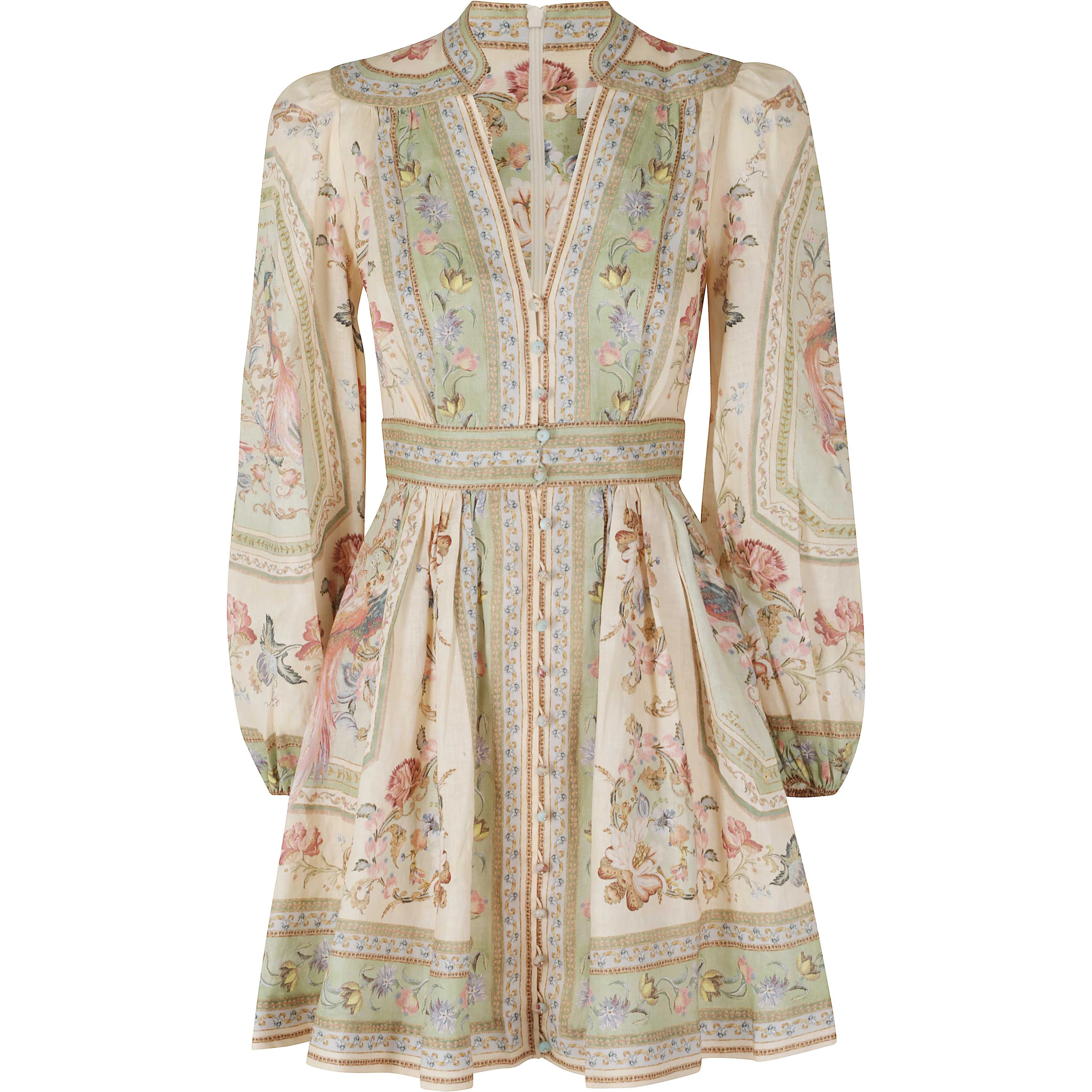 ROSELIGHT PLUNGE MIDI DRESS