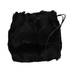 Black Fur Shoulder Bag
