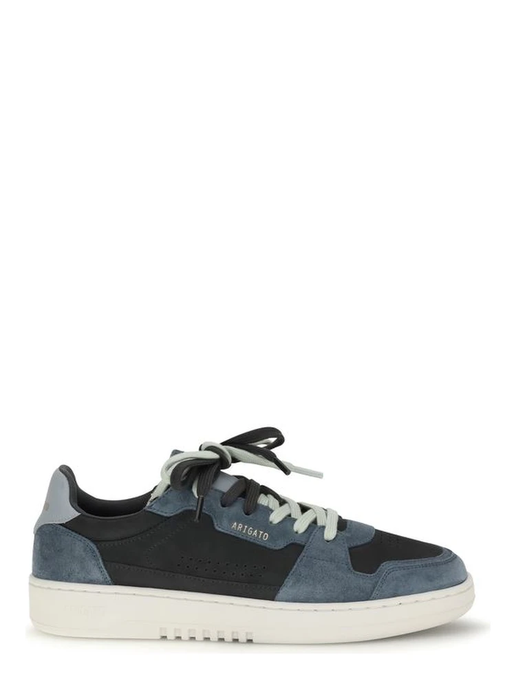 Multicolor Nubuc Leather Low Top Sneakers