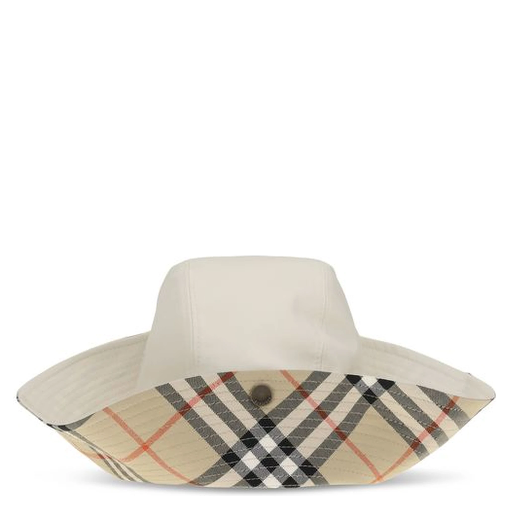 White Cotton Bucket Hat