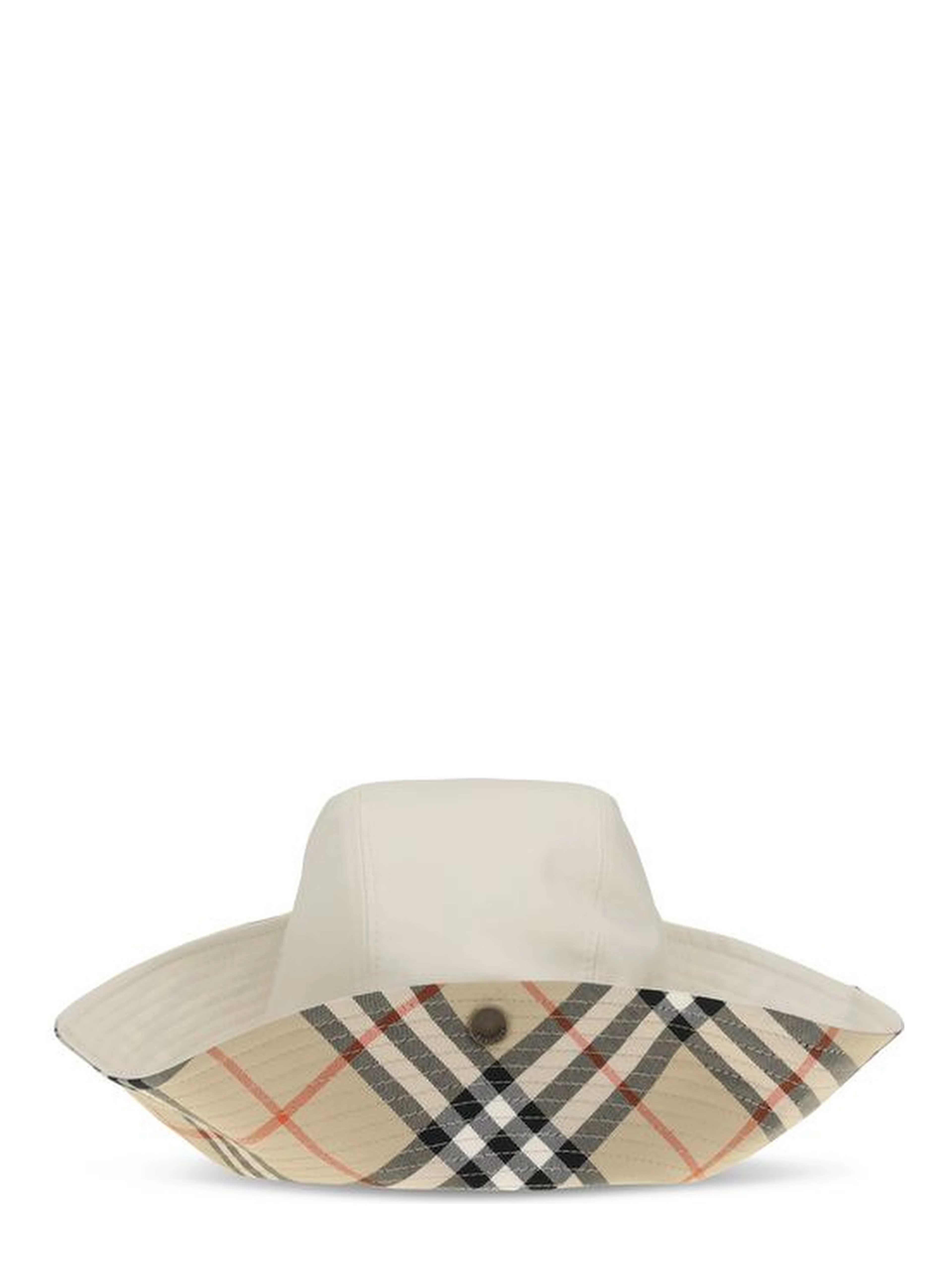 White Cotton Bucket Hat