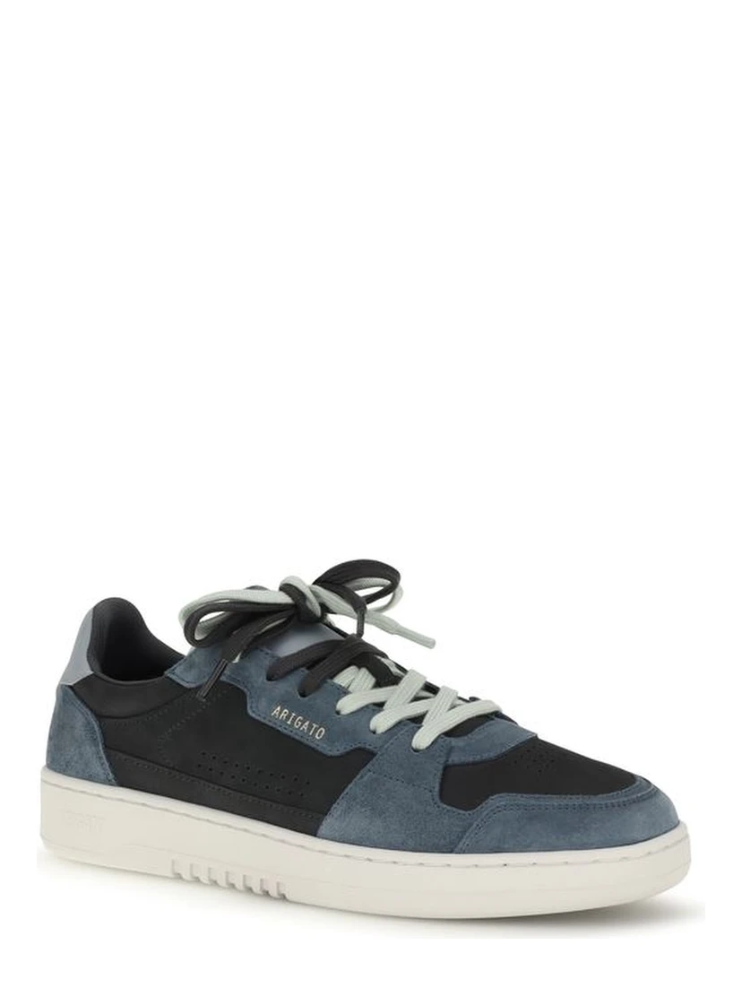 Multicolor Nubuc Leather Low Top Sneakers