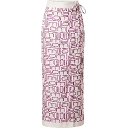 Purple Silk Women Pants