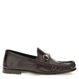Brown Calf Leather Bos Taurus Slip-On Loafers