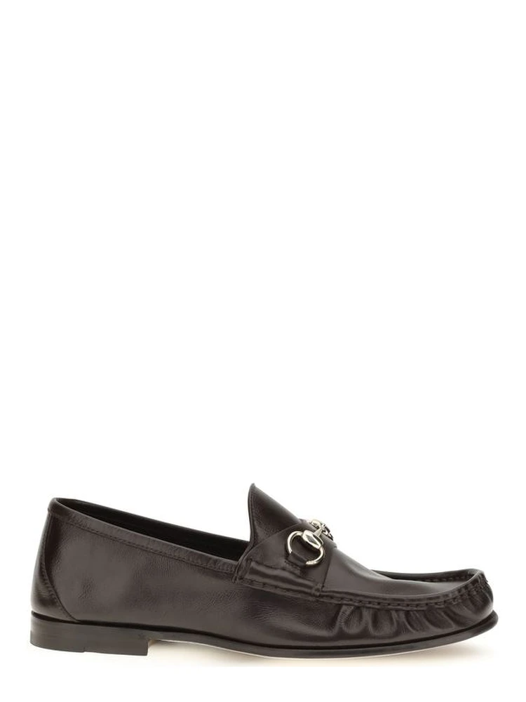 Brown Calf Leather Bos Taurus Slip-On Loafers