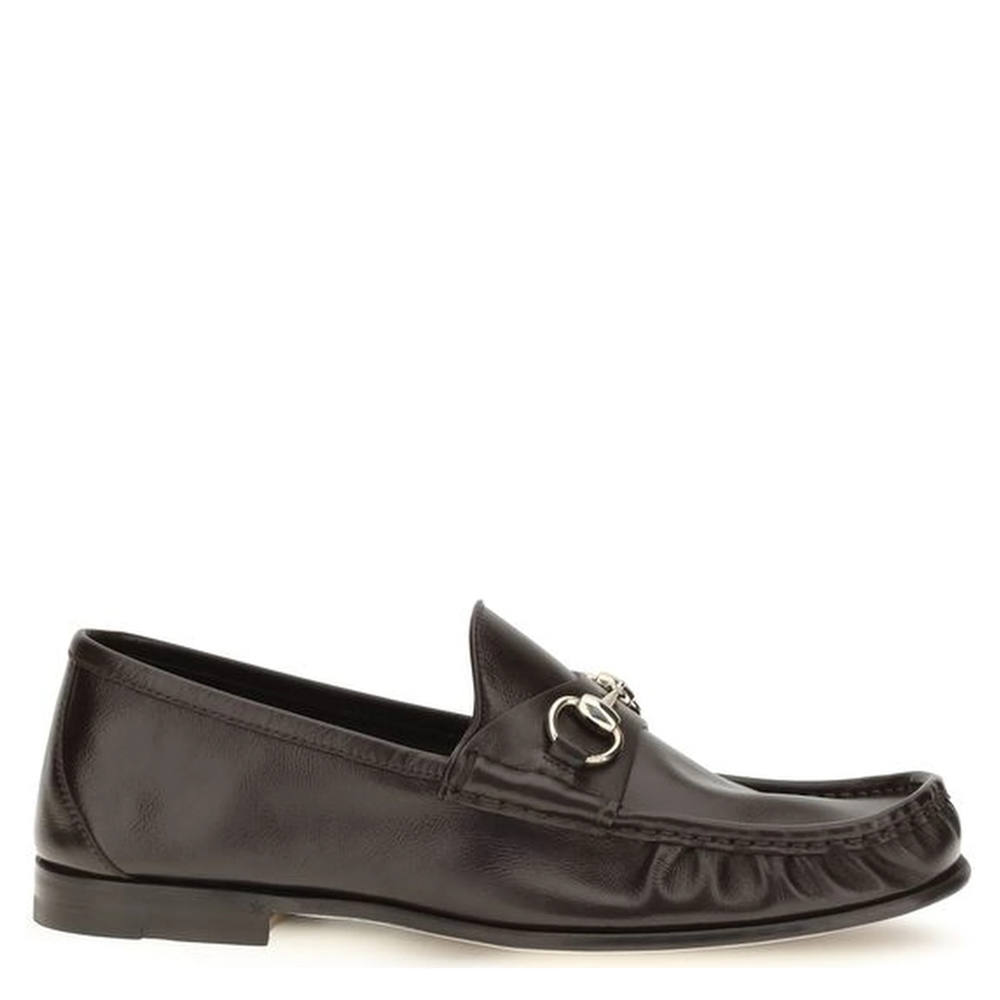 Brown Calf Leather Bos Taurus Slip-On Loafers