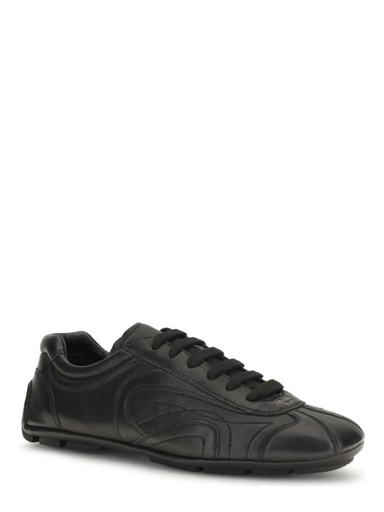 Black Calf Leather Bos Taurus Low Top Sneakers alternative