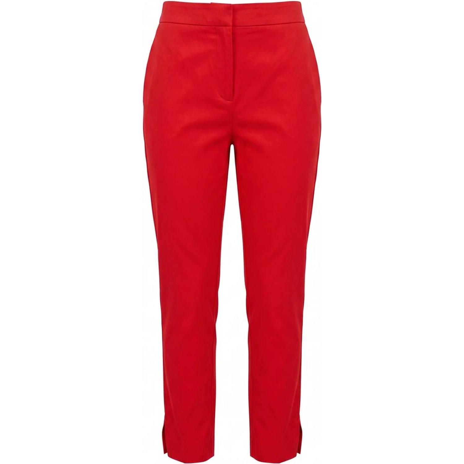 Red Cotton Women Pants