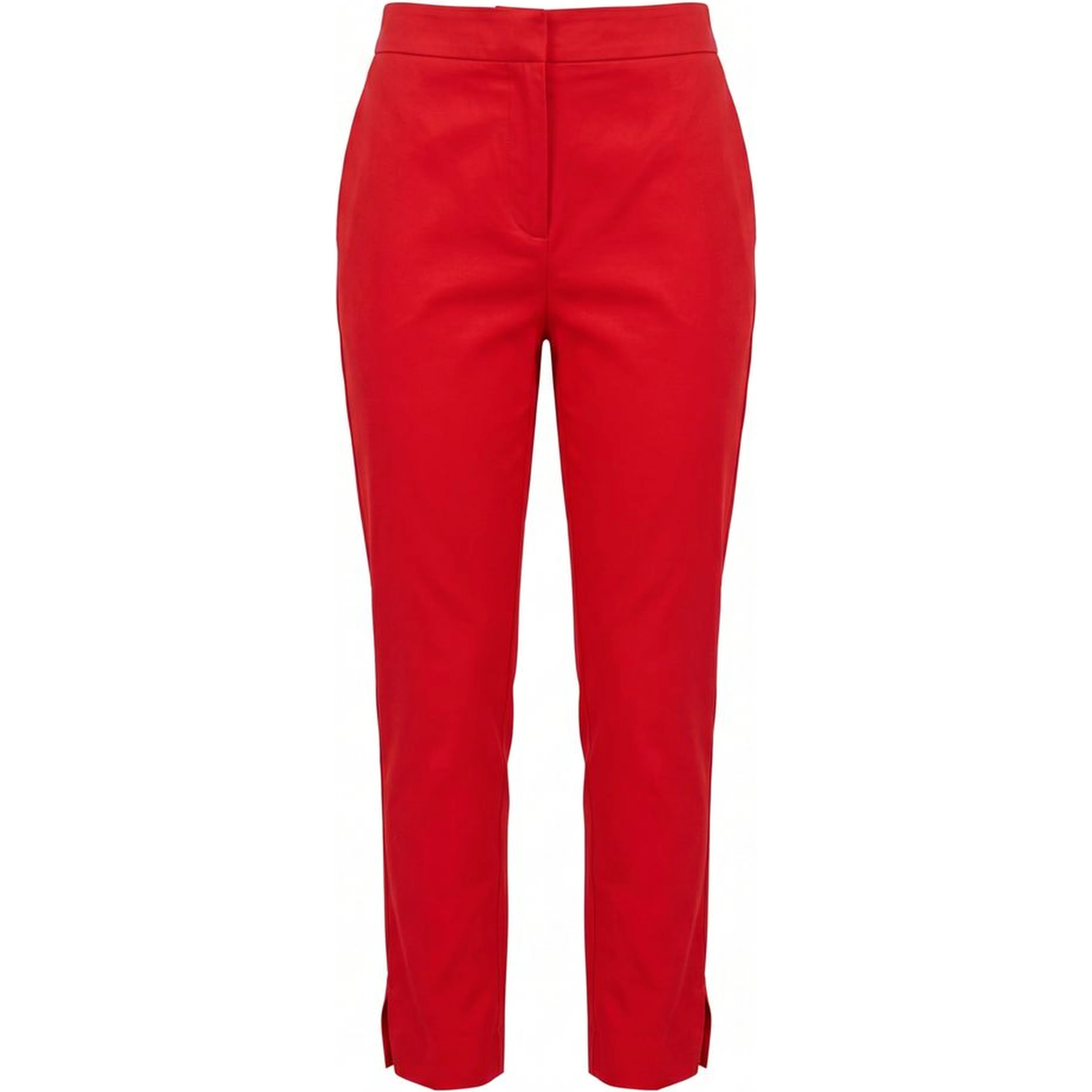 Red Cotton Women Pants