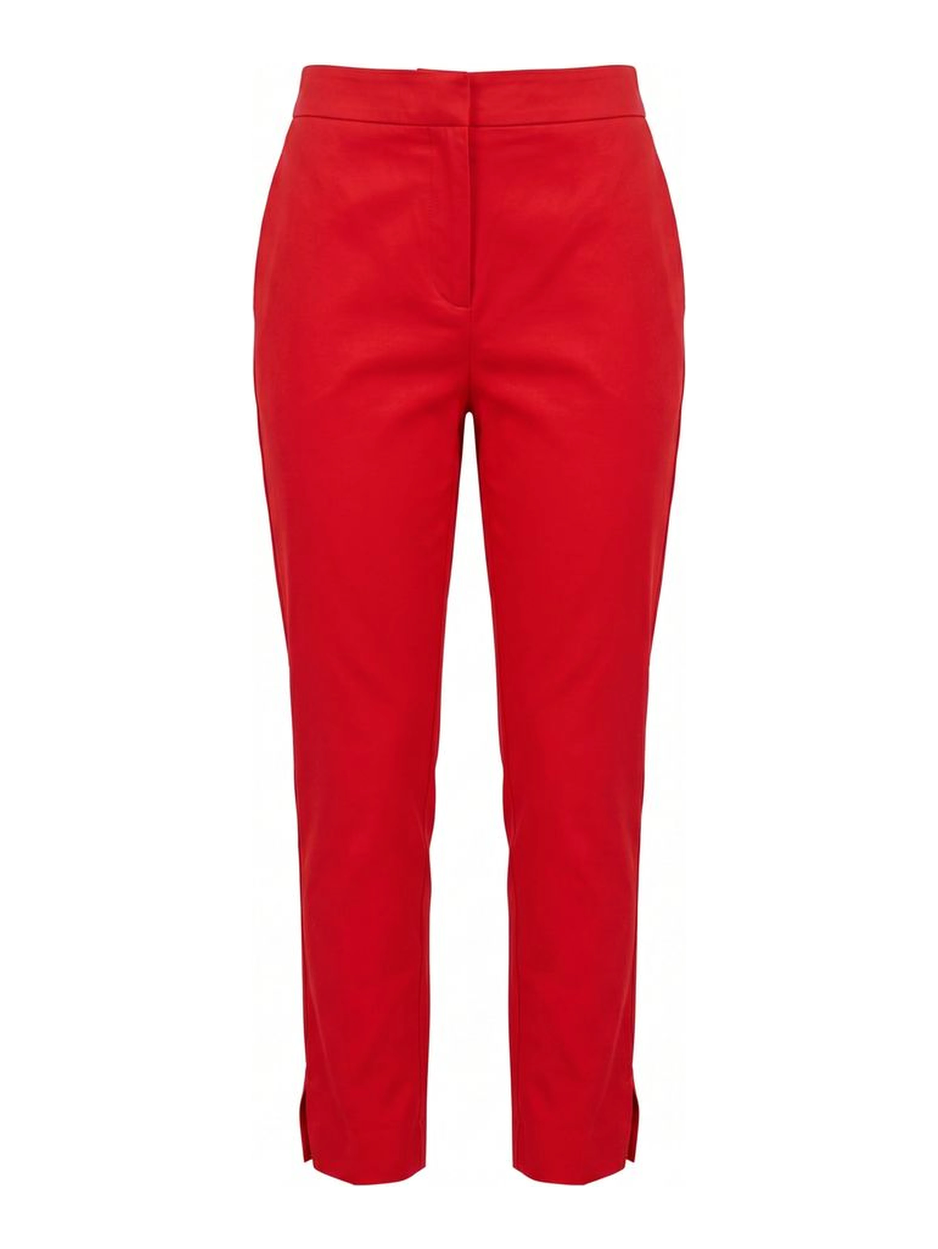 Red Cotton Women Pants