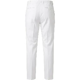 White Cotton Men Pant