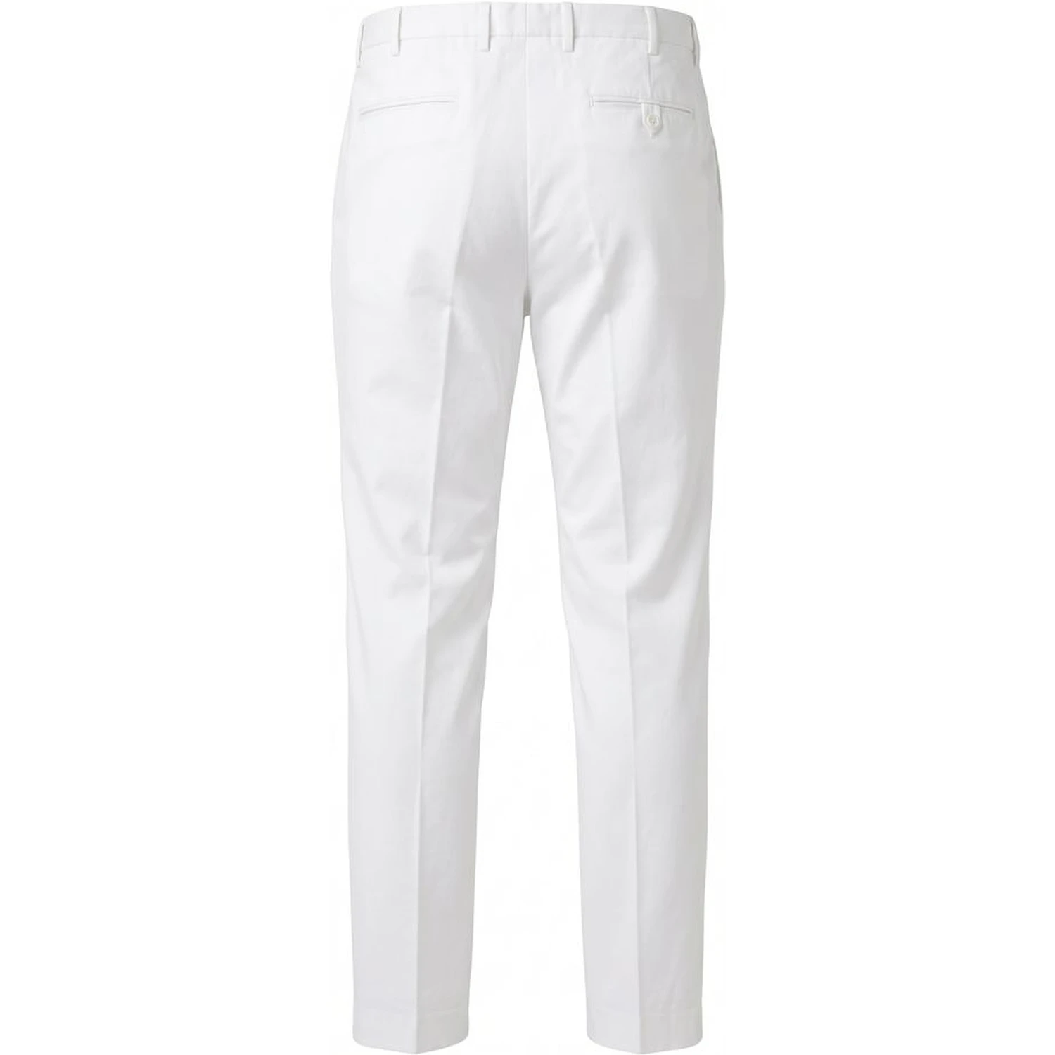 White Cotton Men Pant