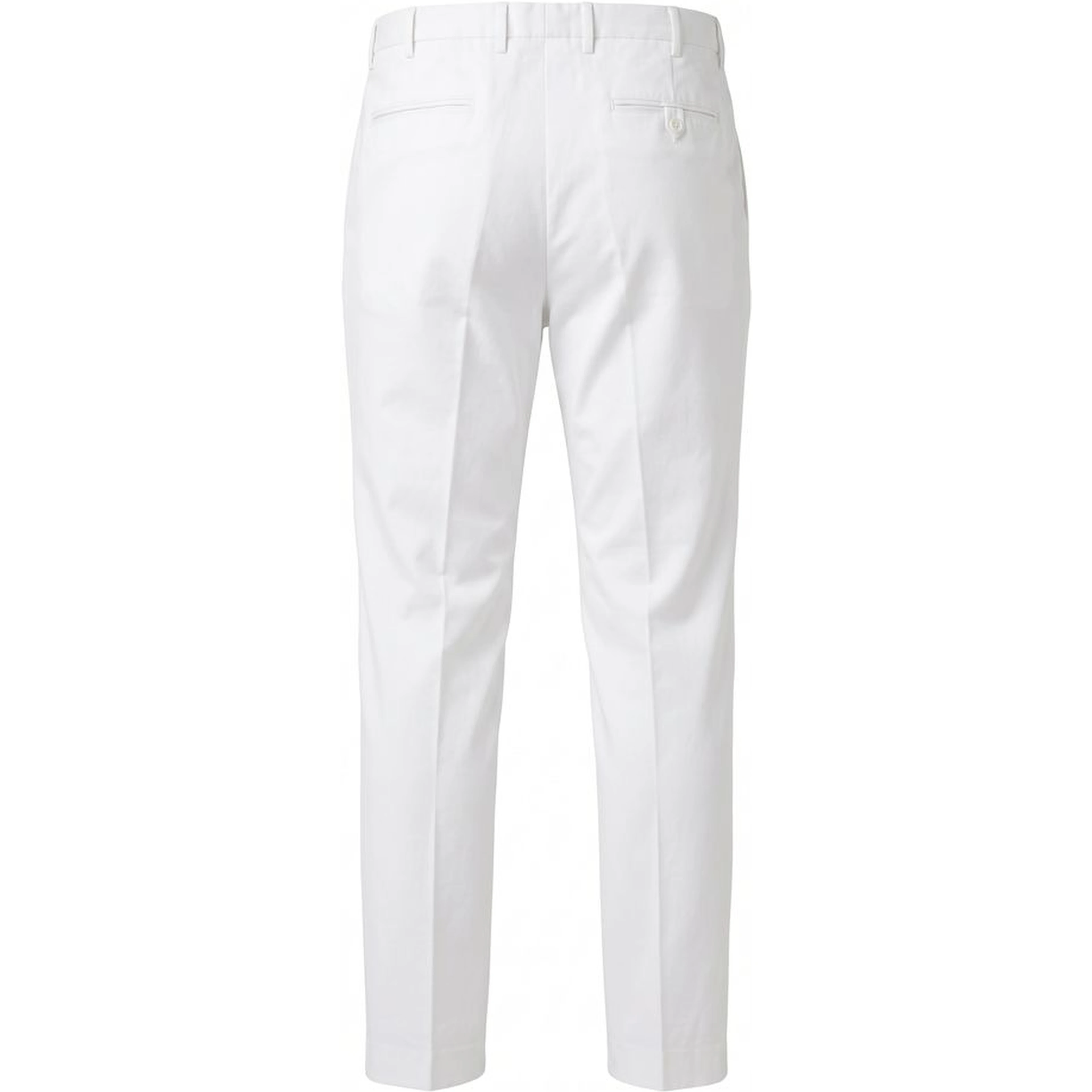 White Cotton Men Pant