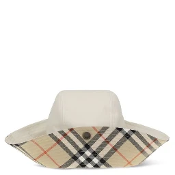 White Cotton Bucket Hat