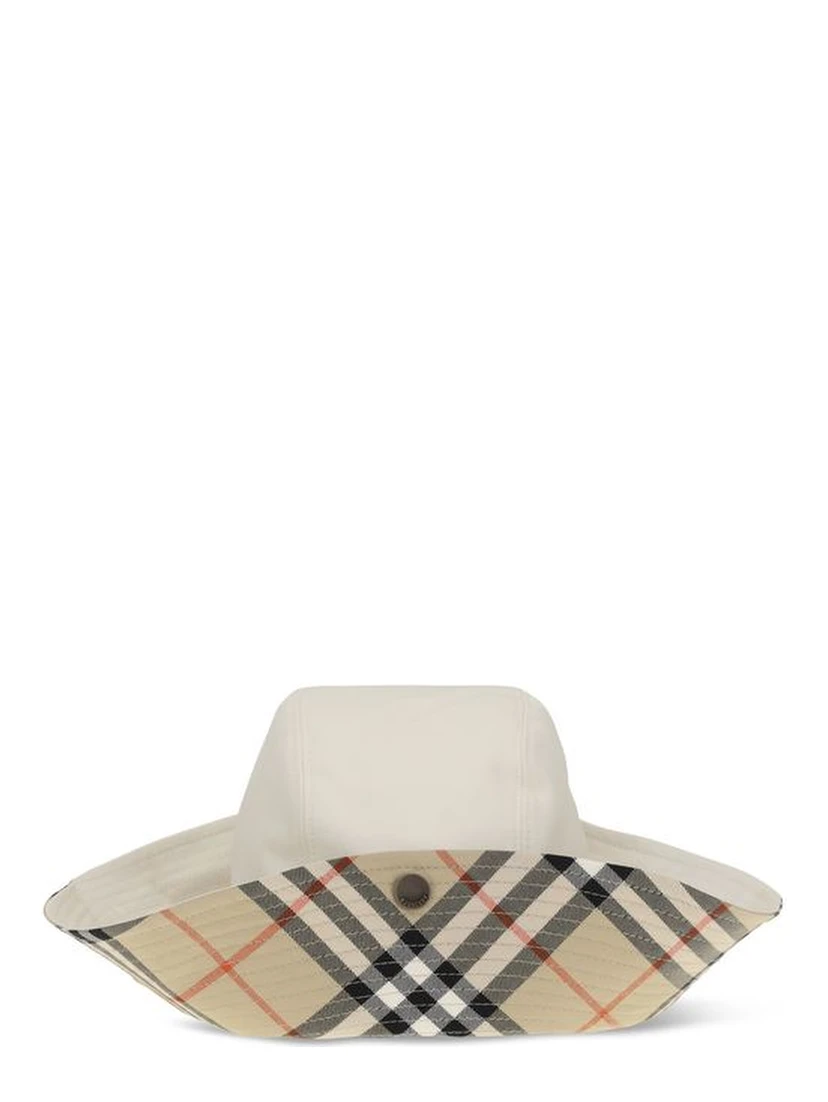 White Cotton Bucket Hat