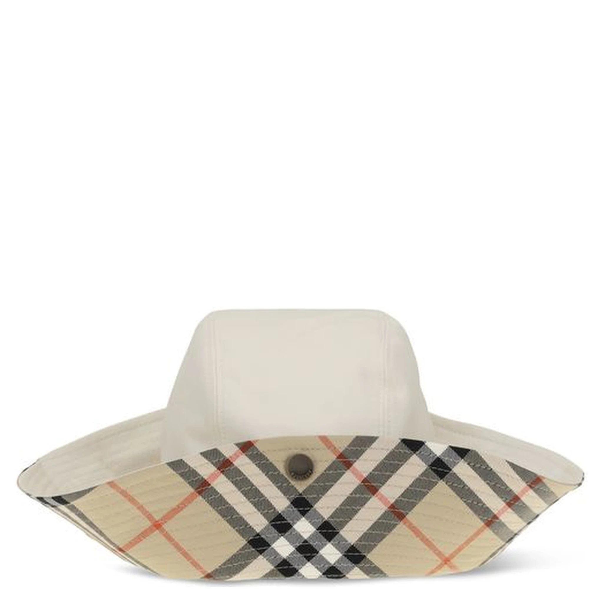 White Cotton Bucket Hat