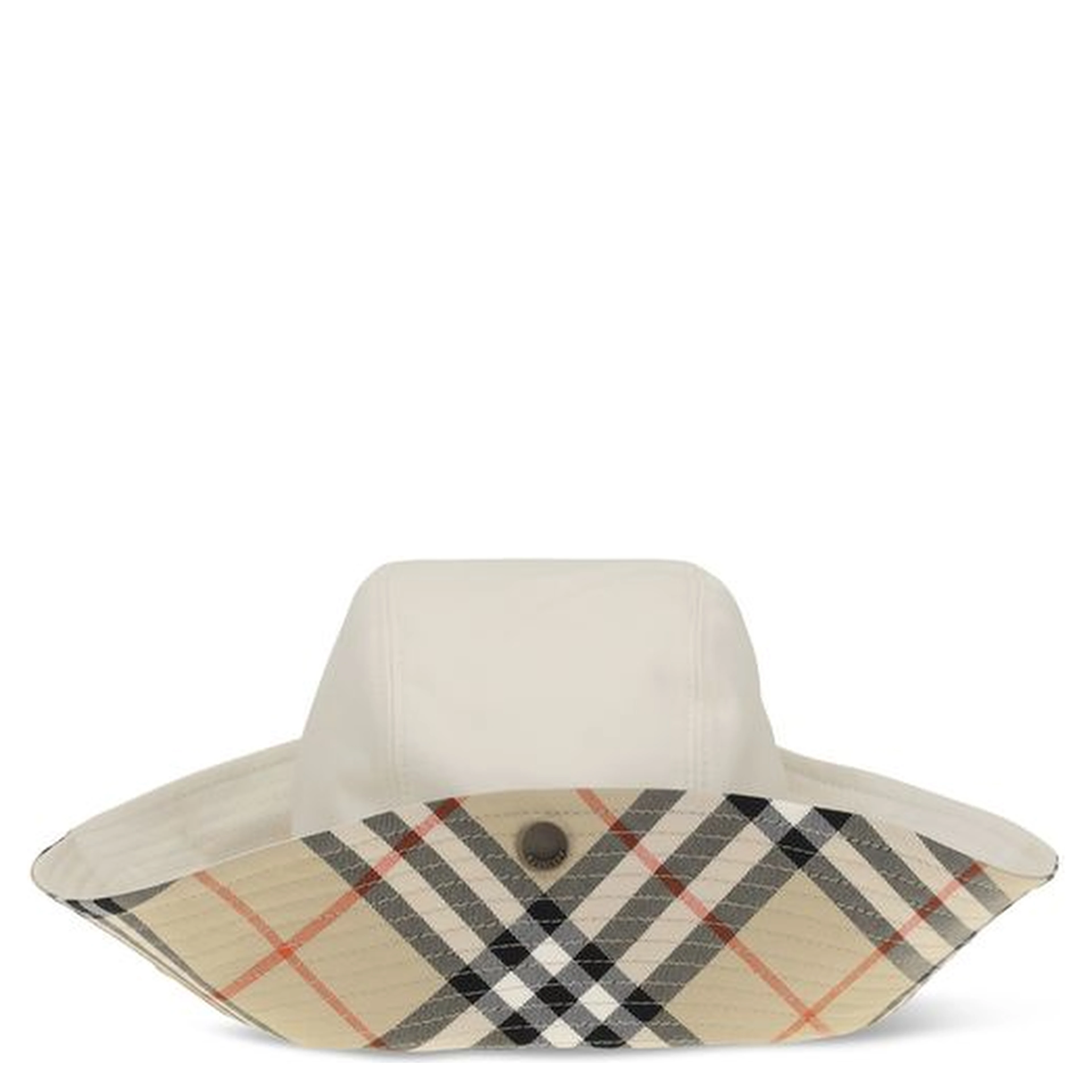White Cotton Bucket Hat