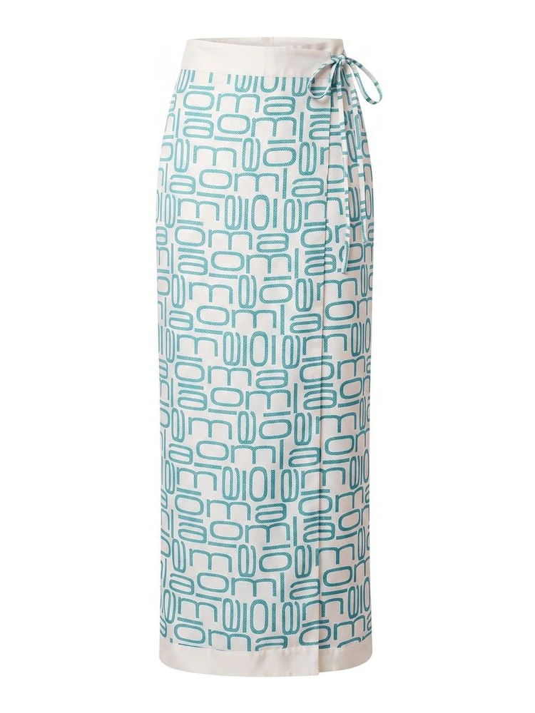 Blue Silk Women's Pants