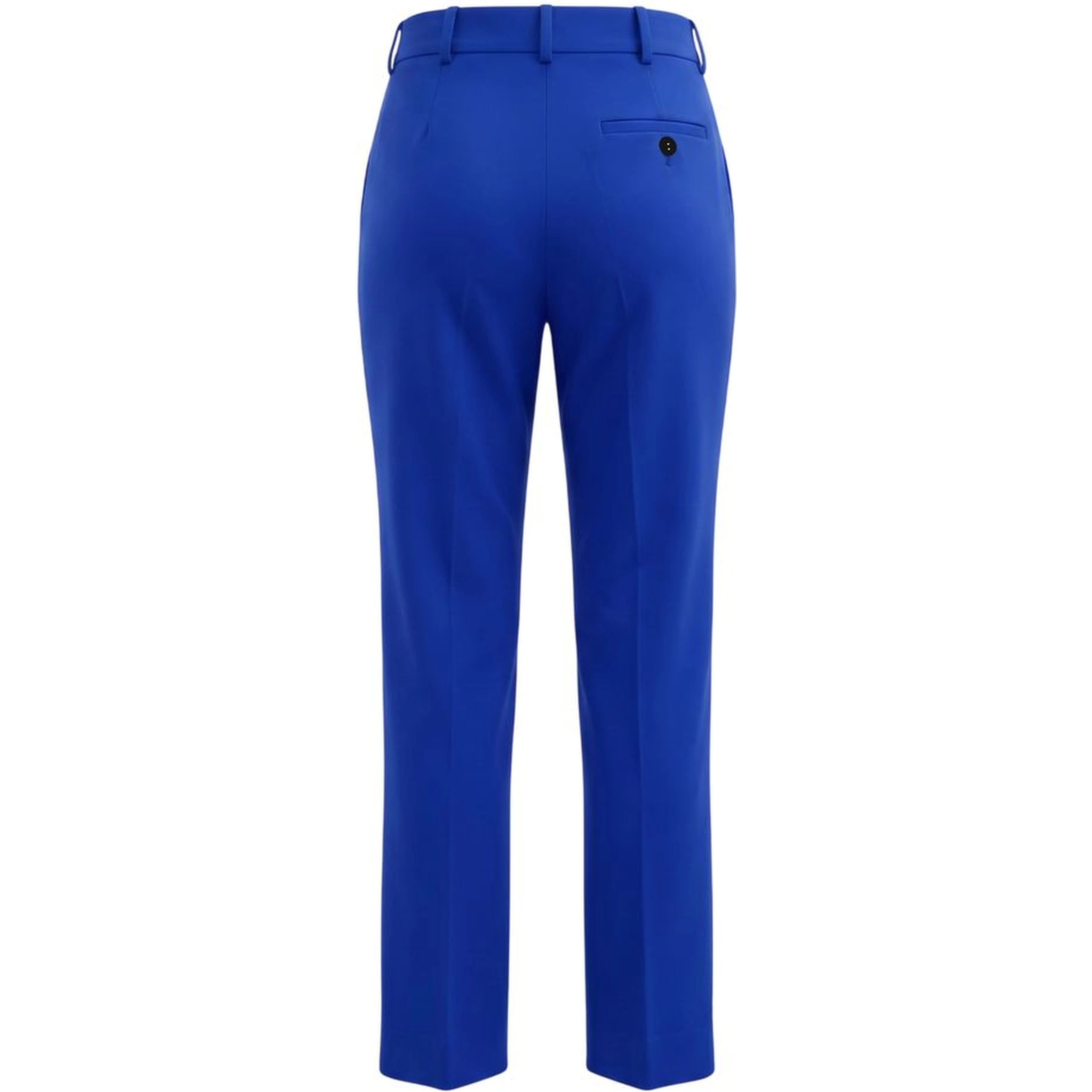 Blue Wool Women Pant