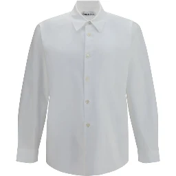 White Lyocell Dress Shirt