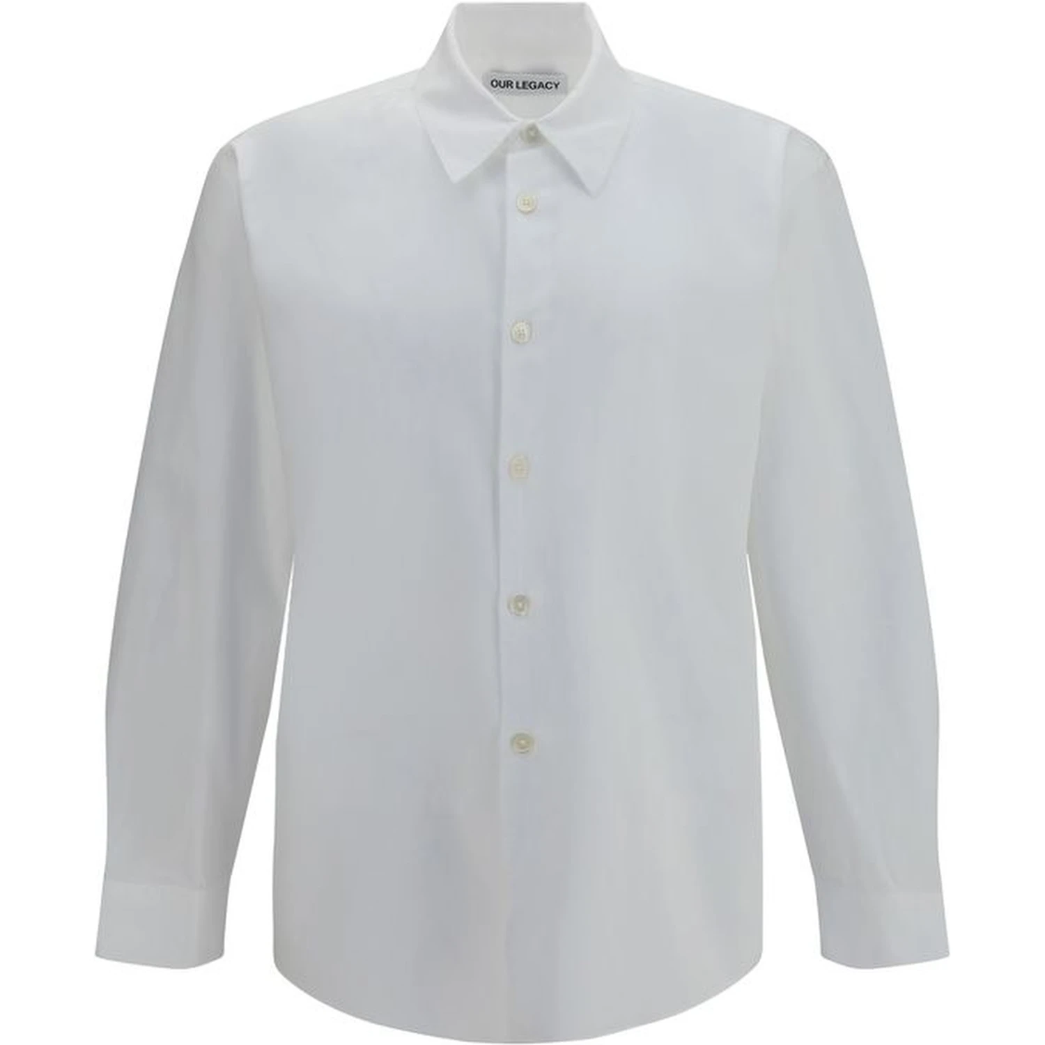 White Lyocell Dress Shirt