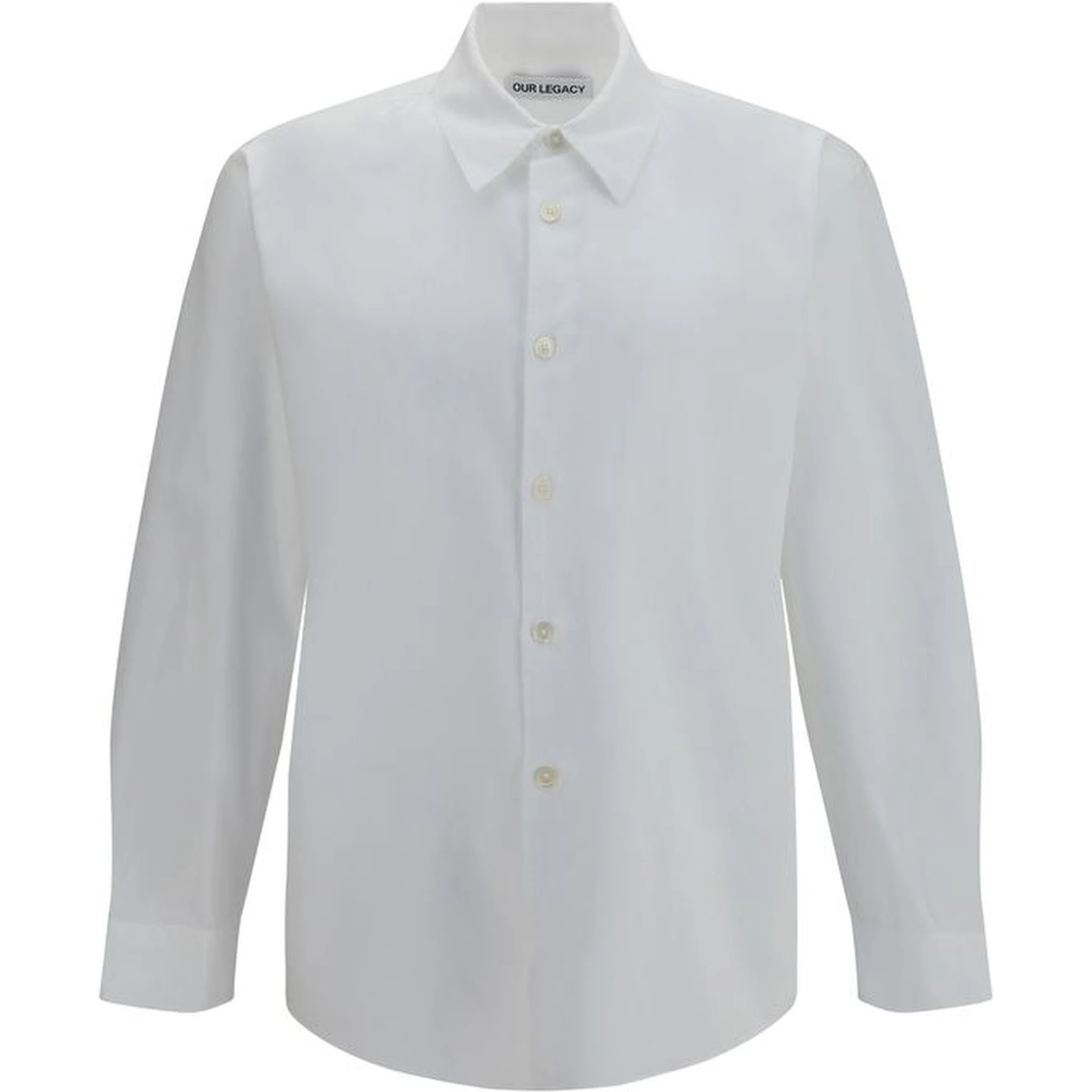 White Lyocell Dress Shirt
