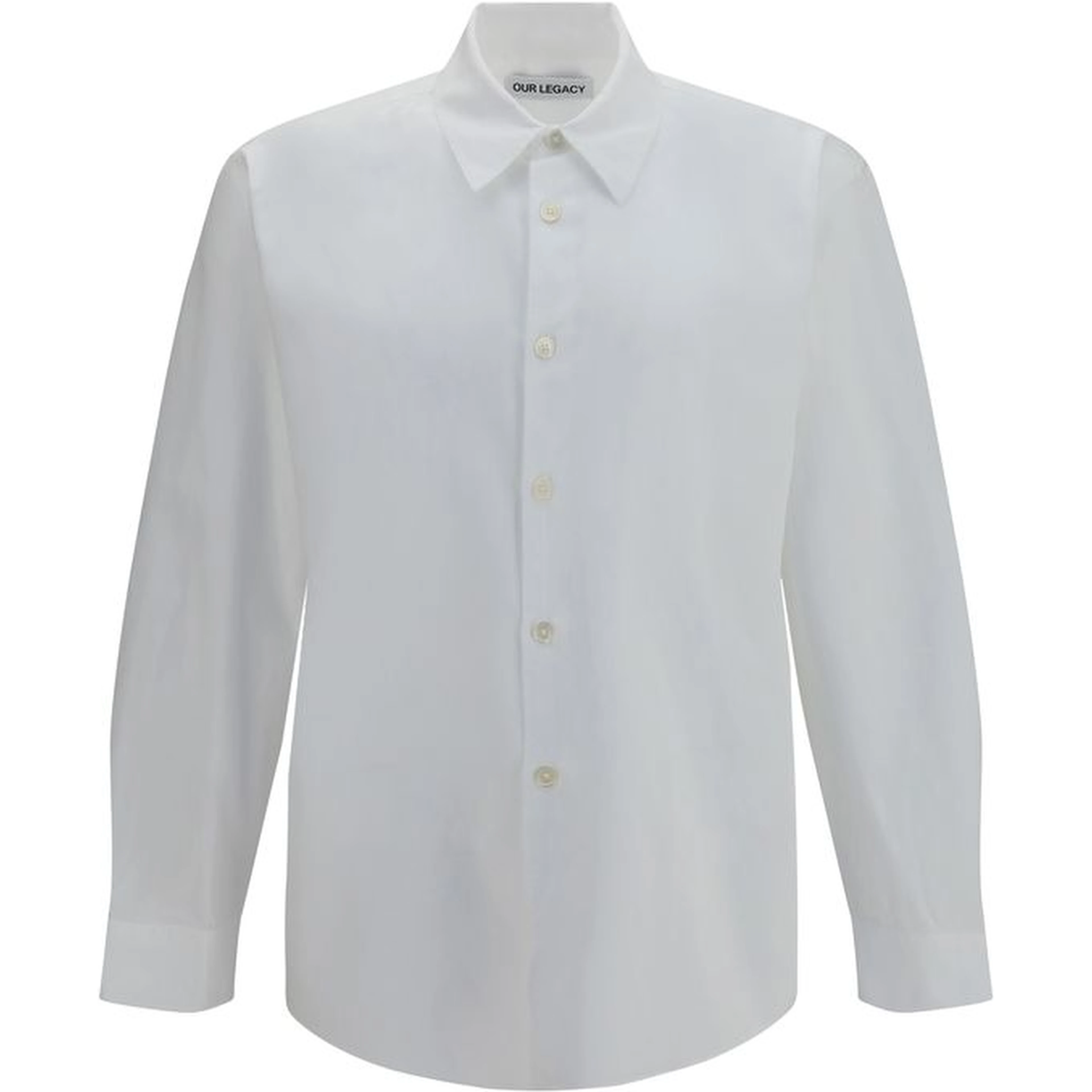 White Lyocell Dress Shirt
