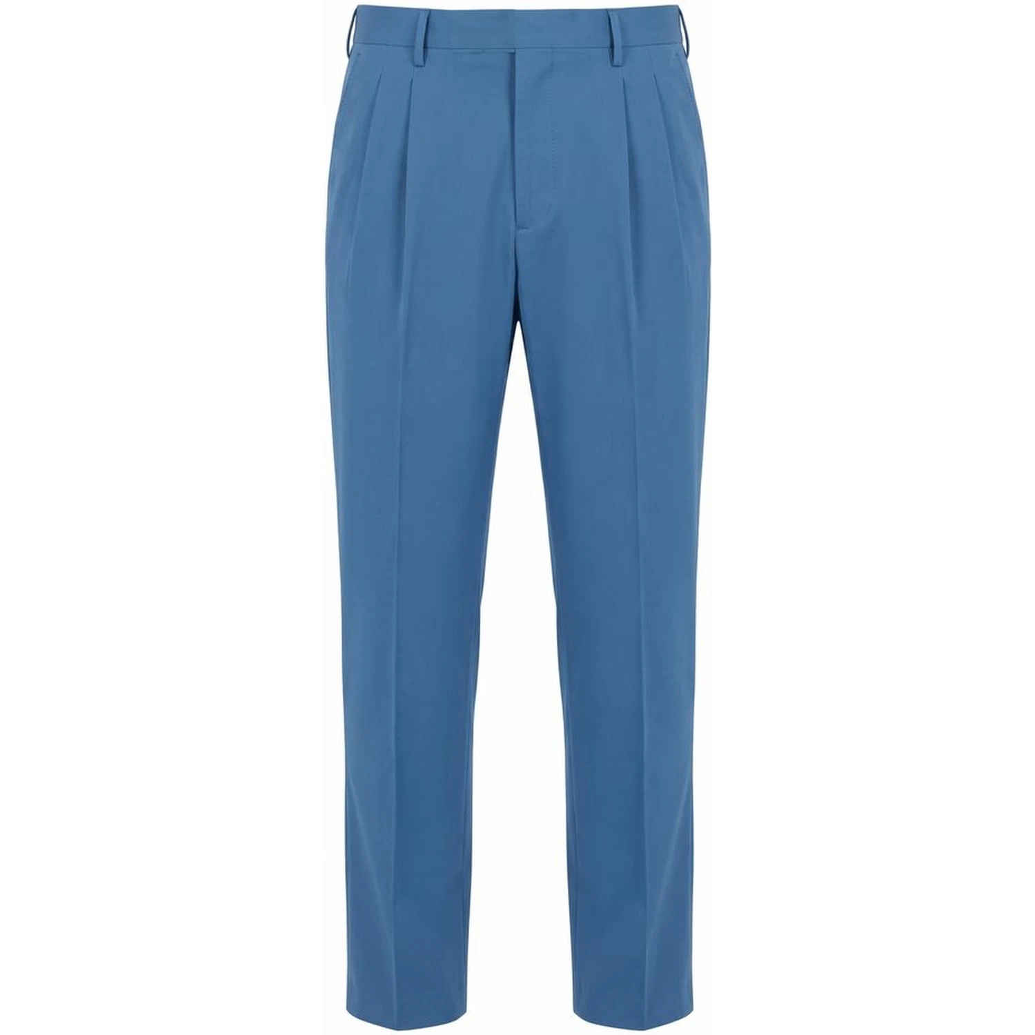 Blue Cotton Men's Pants