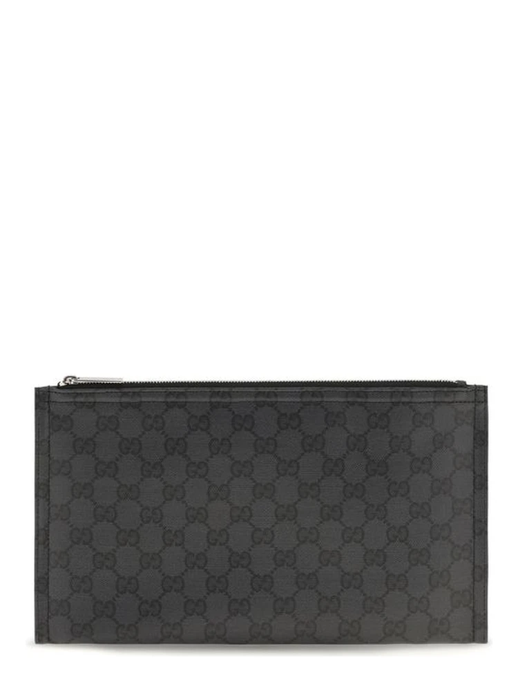 Black Fabric Shoulder Bag