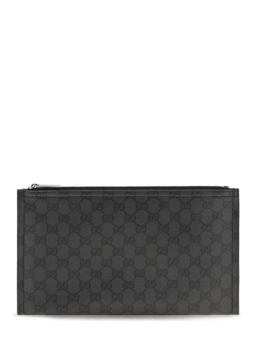 Black Fabric Shoulder Bag