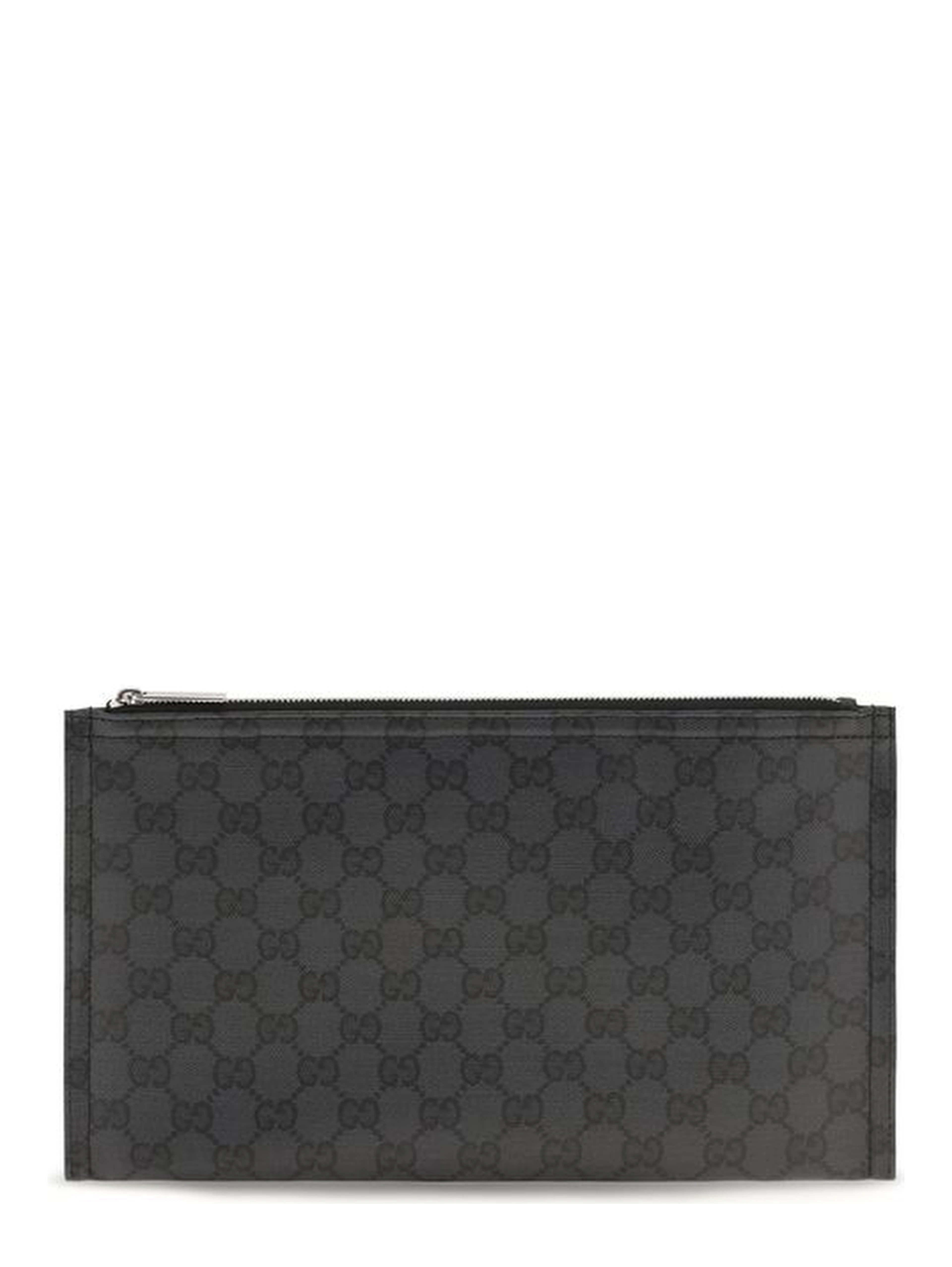 Black Fabric Shoulder Bag