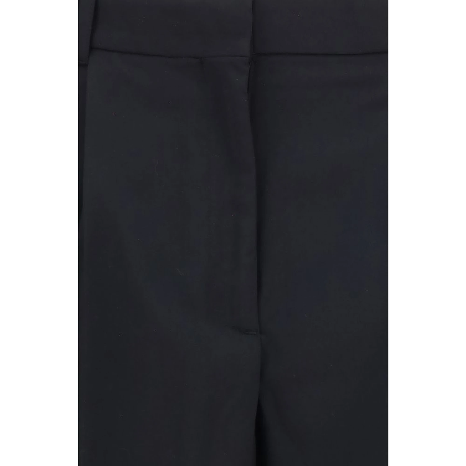 Black Wool Oves Aries Flared Pants