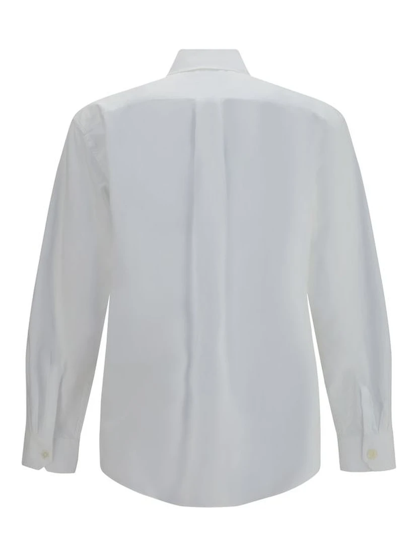 White Lyocell Dress Shirt