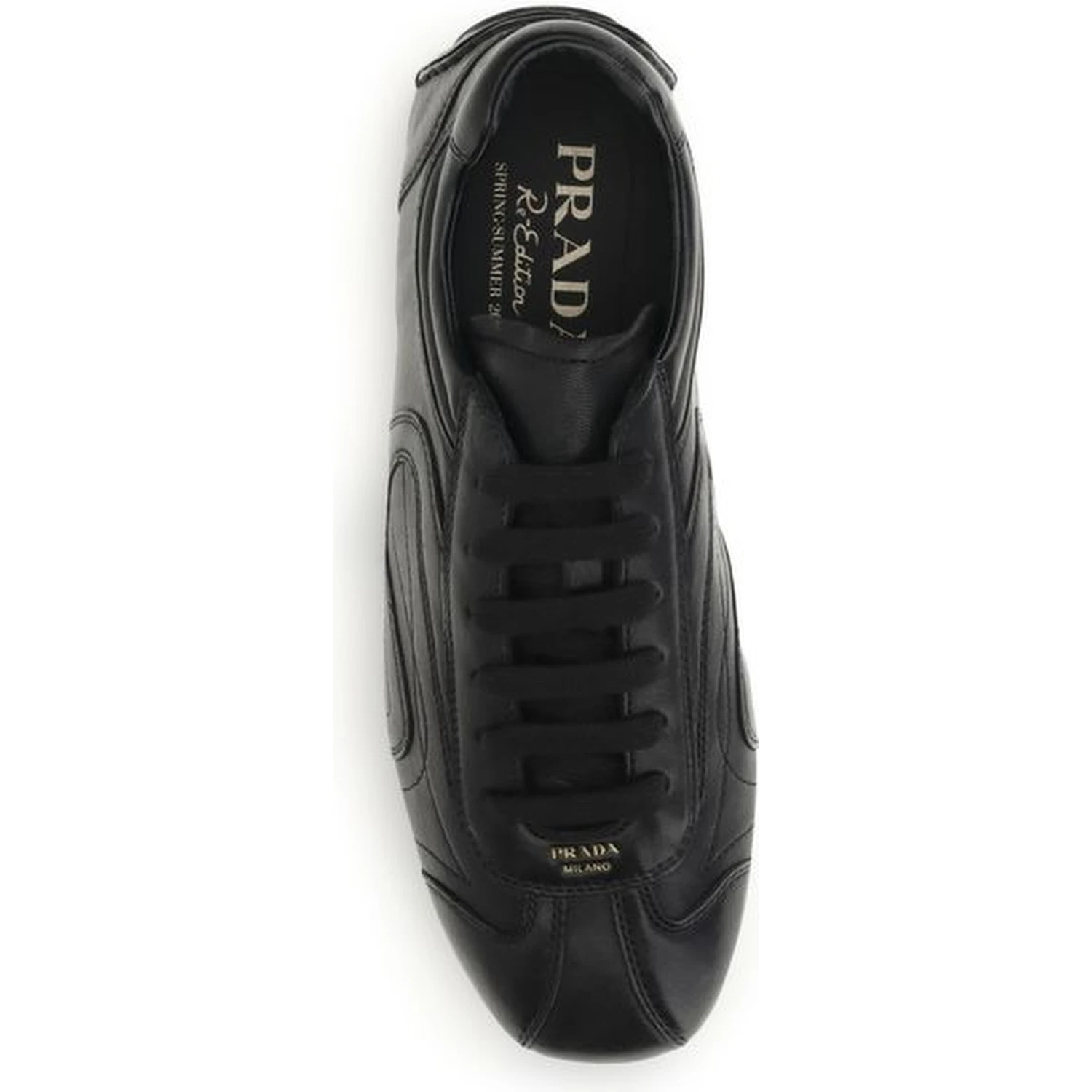 Black Calf Leather Bos Taurus Low Top Sneakers