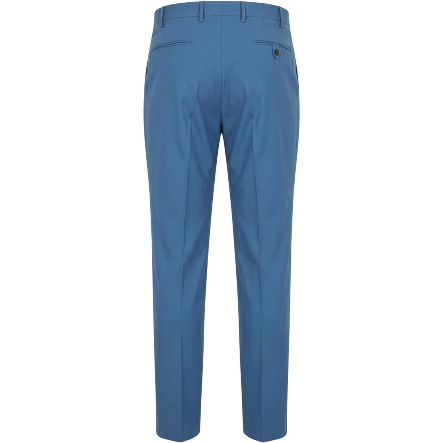 Blue Cotton Men's Pants