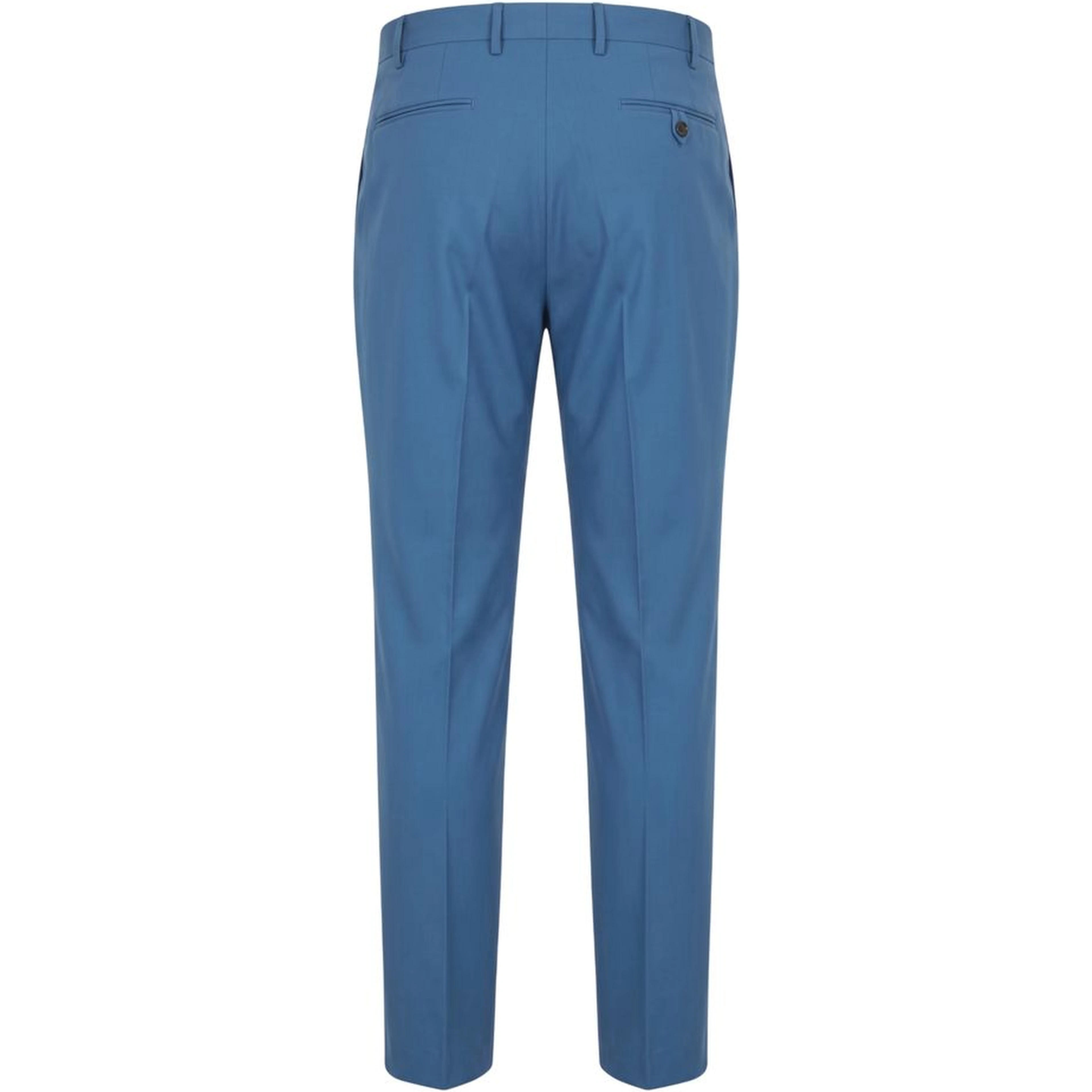 Blue Cotton Men's Pants