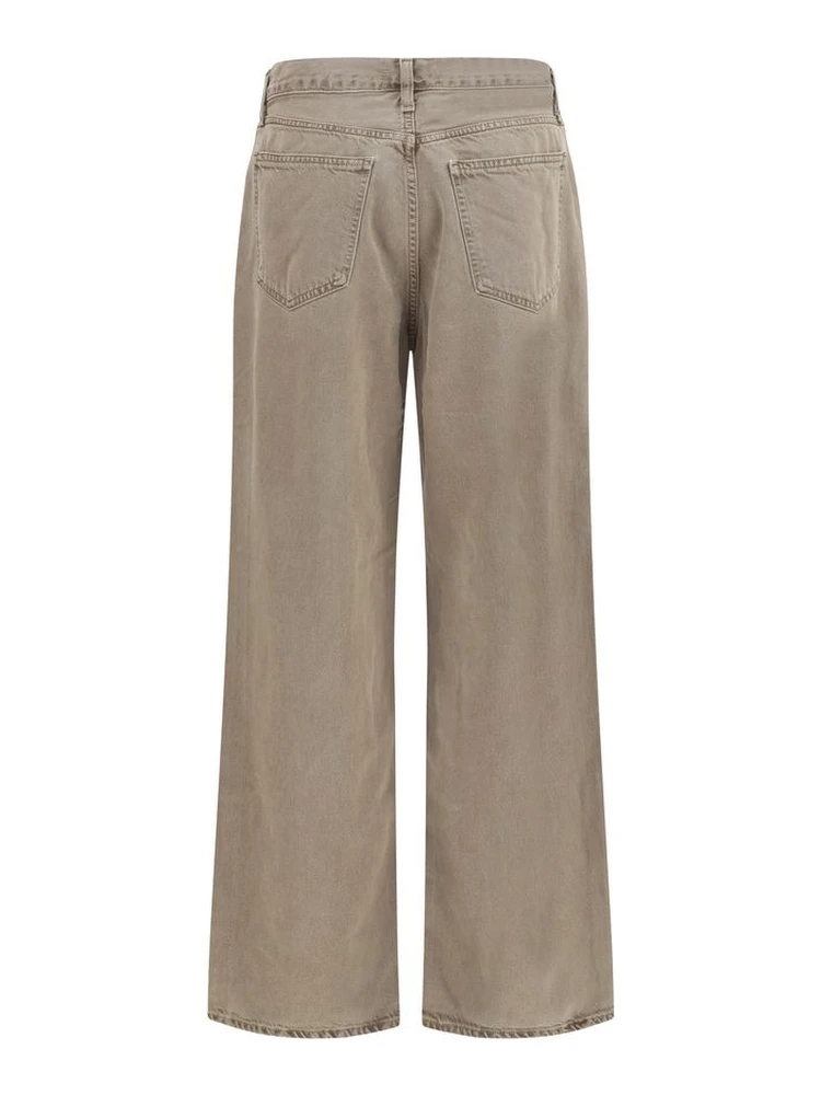 Brown Cotton Casual Pants alternative