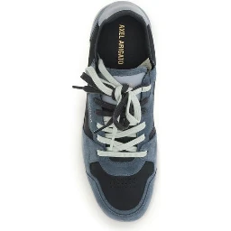 Multicolor Nubuc Leather Low Top Sneakers