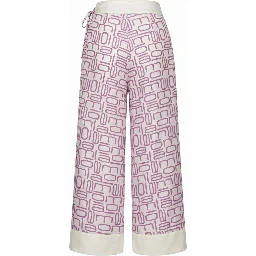 Purple Silk Women Pants