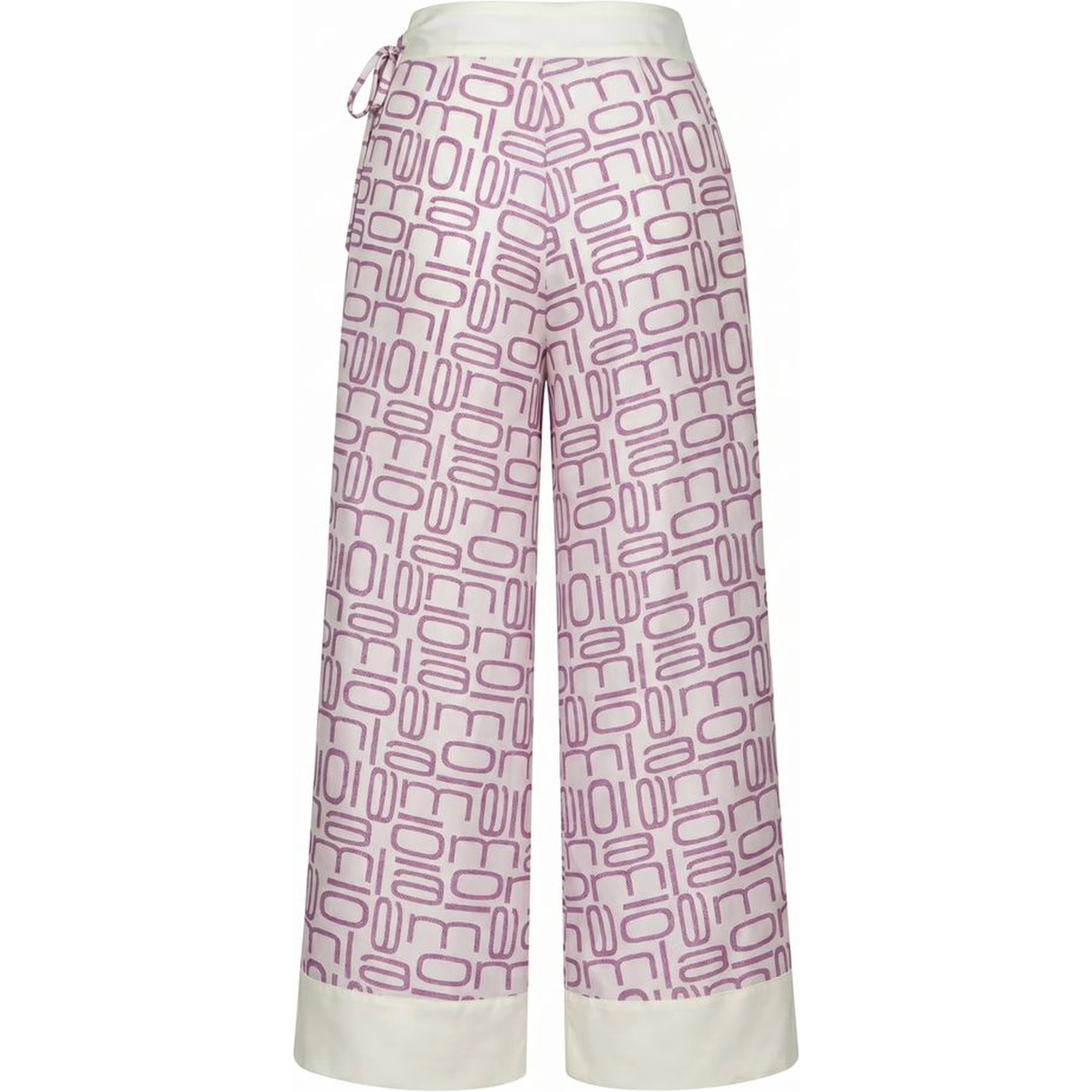 Purple Silk Women Pants