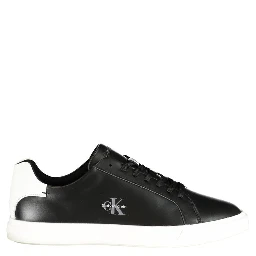 Black Polyurethane Womens Sneaker
