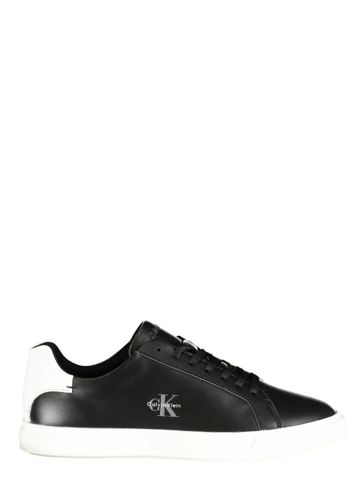 Black Polyurethane Womens Sneaker