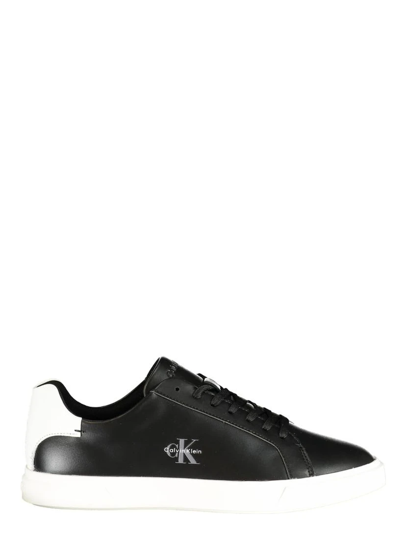 Black Polyurethane Womens Sneaker