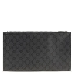 Black Fabric Shoulder Bag